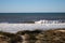 View of a wild empty beach in Portugal