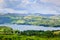 View of Windermere Lake District National Park England uk