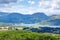 View of Windermere Lake District National Park England uk