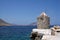 View of windmill in Amorgos