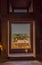 A view from a window out from the abandoned temple at Fathepur Sikri, India