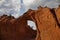View of Window Rock, Arizona, United States.