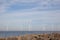 View of windpark in the Dutch Noordoostpolder, Flevoland