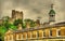 View of Windsor Castle over St George\'s School