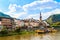 View of the wine town Cochem at the Moselle