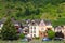 View of the wine town Cochem at the Moselle