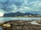 View of the winter Mediterranean island. Favignana, Sicily