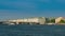 View Winter Palace in Saint Petersburg from Neva river.