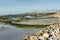 View on Wissant bay and Cap Blanc Nez at low tide