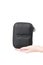 View on the woman palm holding black case for batteries for quadcopter