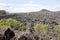 View of the wonderful limestone formations Ankarana, Madagascar