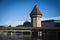 View on wooden bridge in Lausanne