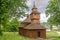 View at the Wooden Church of Encounter of the Lord with Simeon in village Kozany - Slovakia