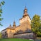 View at the Wooden church of Nativity of Mary in Losie village - Poland