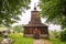 View at the Wooden Church of Saint Michael Archangel in village Prikra - Slovakia