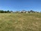 View of Wrose, with fields and houses in, Bradford, Yorkshire, UK