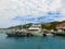 View of Yacht Haven Grande marina in St Thomas, USVI.