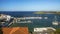 View on yacht Marina of Andros island in Aegean sea