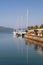 View of yacht marina of Porto Montenegro. Montenegro, Bay of Kotor, Tivat city