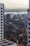 View of Yangon city in daylight from above