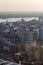 View of Yangon city in daylight from above