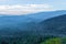 View of Yarra Ranges National Park at sunset.