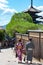 View of Yasaka-dori area with Hokanji temple Yasaka Pagoda