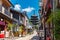 View of Yasaka-dori area with Hokanji temple Yasaka Pagoda