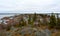 View of Yellowknife Skyline in Autumn