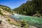 View of Yellowstone river before the upper fall, Yellowstone National Park, Wyoming