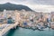 View of Yeongdo Island and Busandaegyo Bridge in South Korea