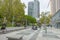 View of Yerba Buena Center for the Arts near Yerba Buena Gardens in San Francisco