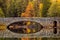 View of Yosemite national park in autumn