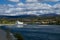 View of the Yukon River and paddlewheeler S.S. Klondike