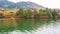 View of Yunoko lake in autumn season at Nikko national park, Nikko, Japan