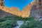 View of Zakros Gorge at Greek island Crete