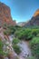 View of Zakros Gorge at Greek island Crete