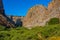 View of Zakros Gorge at Greek island Crete