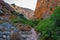 View of Zakros Gorge at Greek island Crete