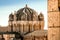 View of the Zamora Romanic Cathedral from the castle