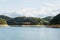 View of the Zaovine lake in mountain Tara