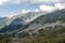 View from Ziarske sedlo in Zapadne Tatry mountains in Slovakia