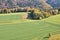 View from Zirkelstein castle near Schona village in Saxon Switzerland on 13th october 2019