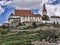 View of Znojmo, from the river Dyje, Czech Republic