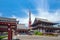 View of Zojo ji Temple and tokyo Tower