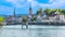 View of the Zurich from the river Limmat