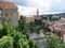 View of ÄŒeskÃ½ Krumlov Castle in Czech Republic