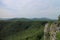 View from ÄŒierna skala to Little Carpatians mountains