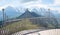 Viewing balcony at mannlichen summit, switzerland