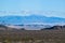 Viewing the Desert Landscape, Nevada snowy sierra mountains